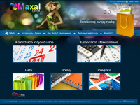 Maxal Druk - wykonane przez VisualTeam.pl
